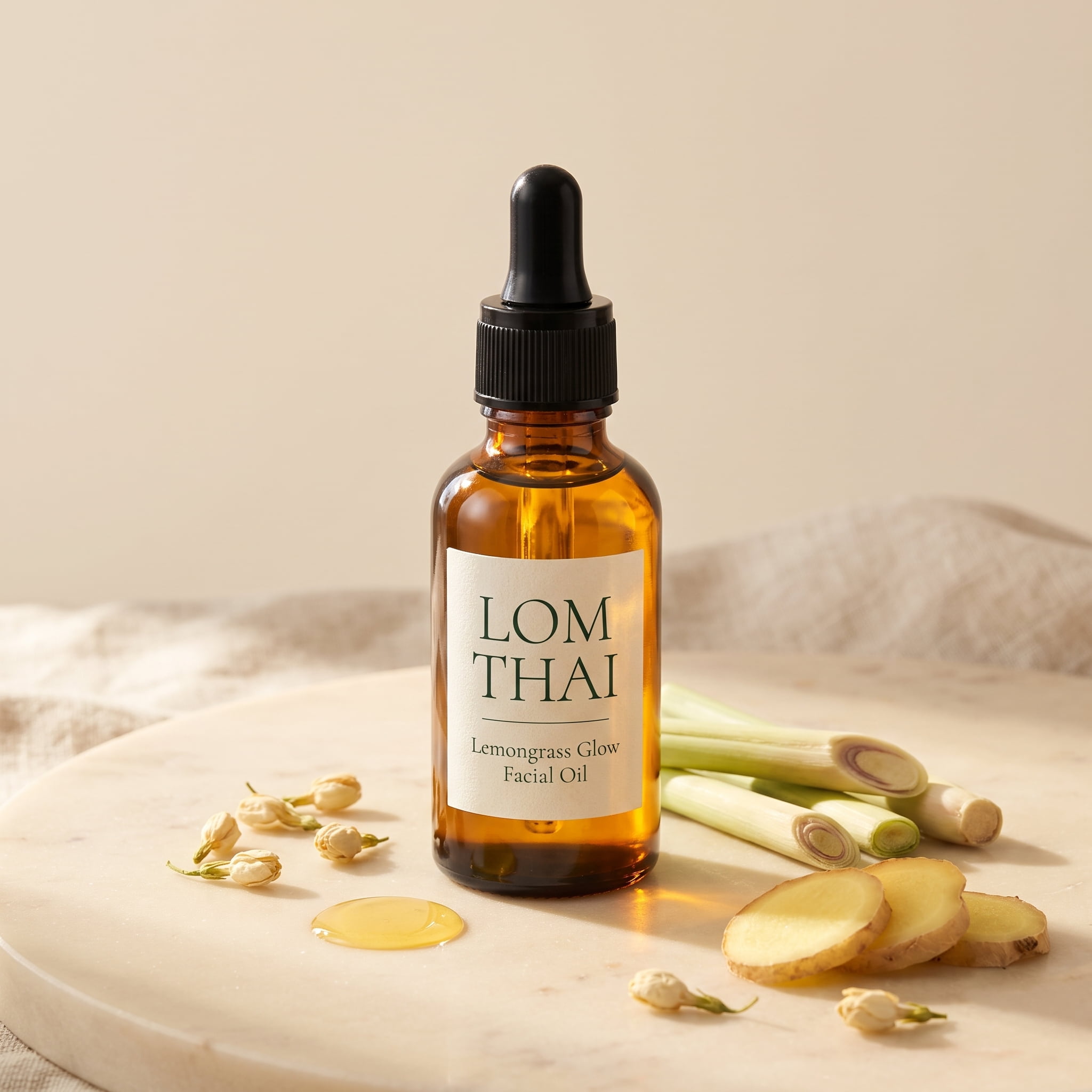 Lom Thai Lemongrass Glow Facial Oil